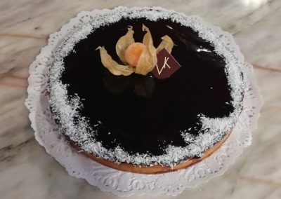 Tarte chocolat rhum