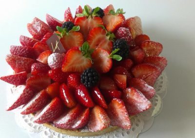 Croûte aux fraises
